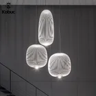 Kobuc Nordic Италия дизайн металлический подвесной светильник Роскошная птичья клетка большой размер подвесной светильник COB светодиодный бар столовая магазин одежды вилла
