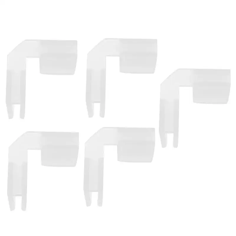

5pcs Fixing Corner L-shaped Clip Desktop Divider Fixing Clamps Useful Fixed Clip