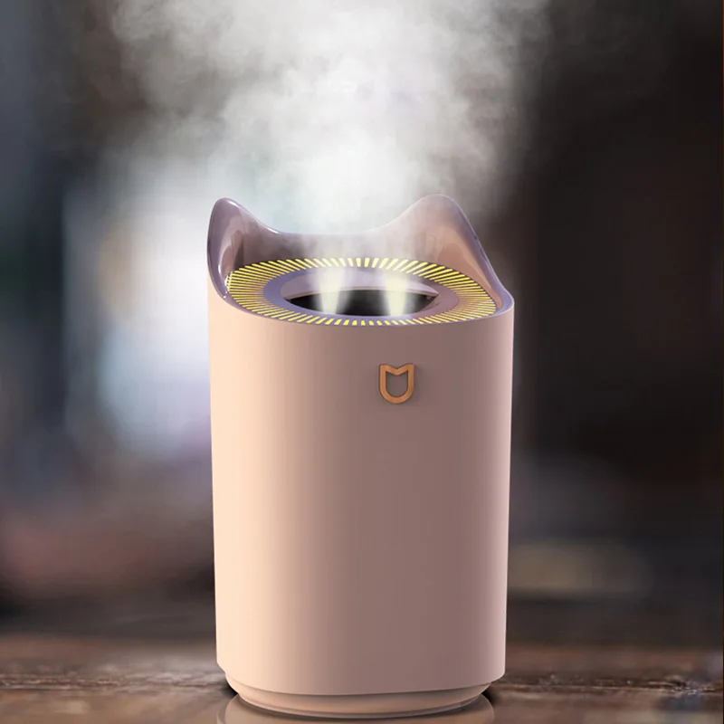 

KBAYBO 3.3L Double Nozzle Cool Mist Aroma Diffuser Heavy Fog Ultrasonic Air Mist Humidificador With Coloful LED Light