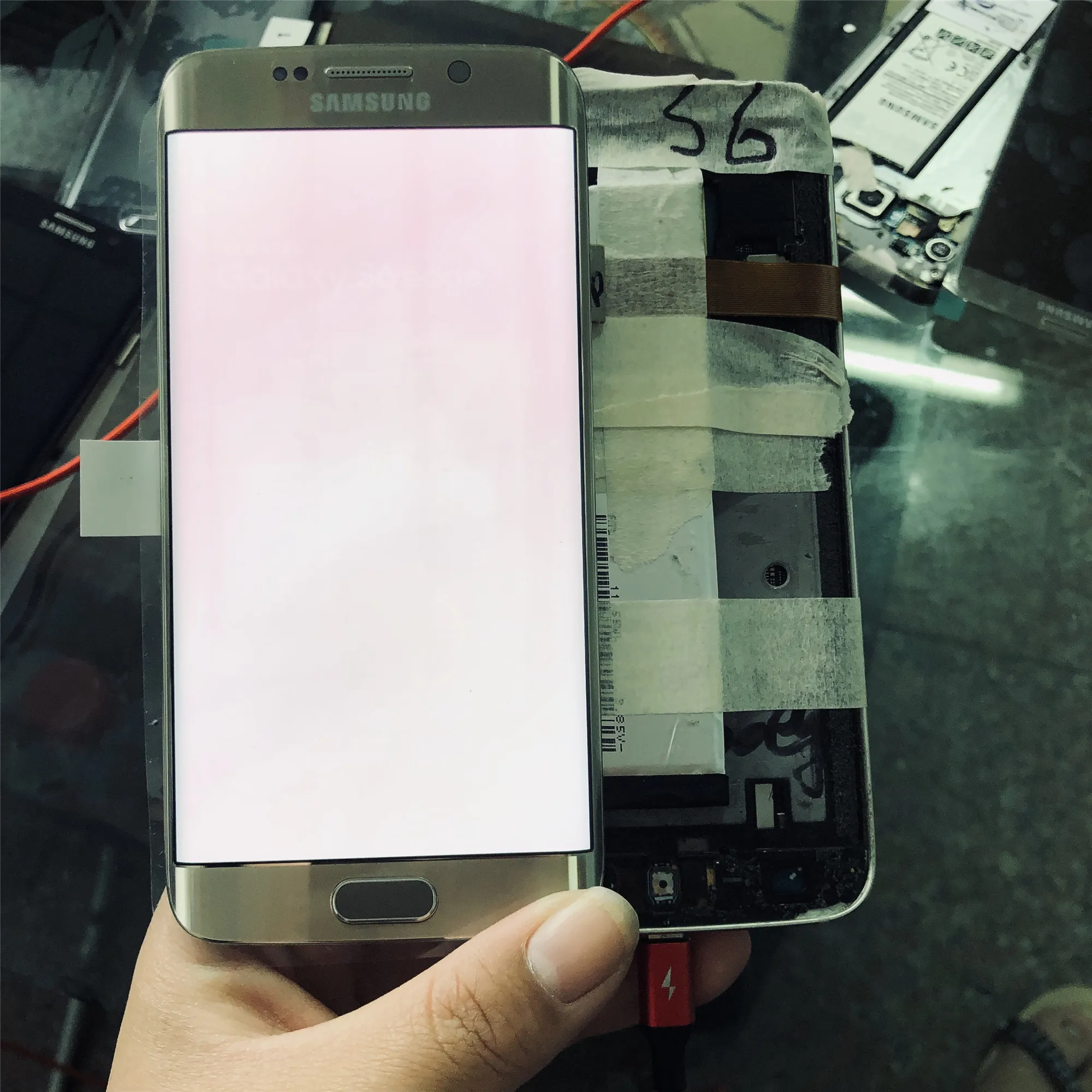 Оригинальный 5 1 ''SUPER AMOLED дисплей для SAMSUNG Galaxy S6 edge LCD G925 G925I G925F сенсорный экран
