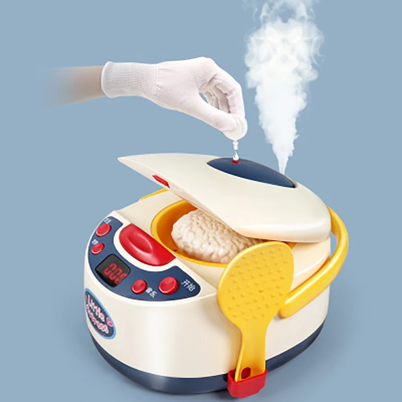 Реалистичная электрическая плита Детская кухня миниатюрные игрушки для