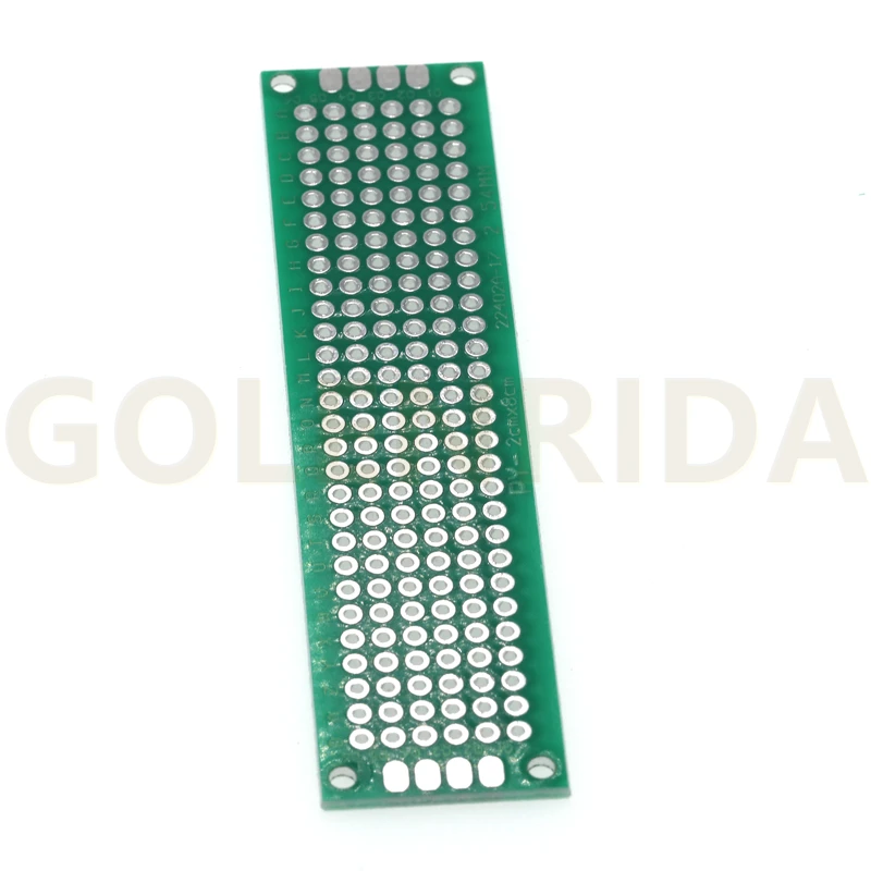 5 шт. 2x8 см 2*8 двухсторонний прототип печатной платы Сделай Сам универсальная