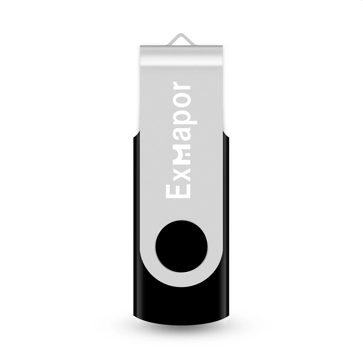 

Exmapor 8GB USB 2.0 Flash Drives Swivel 8 GB Thumb Drives Memory Sticks Jump Drive Zip Drive with Led Indicator Black
