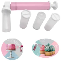 manual cake spray gun multifunction durable cakes sprayer for cake pastry plastic convenient colorants decorator cakes tools