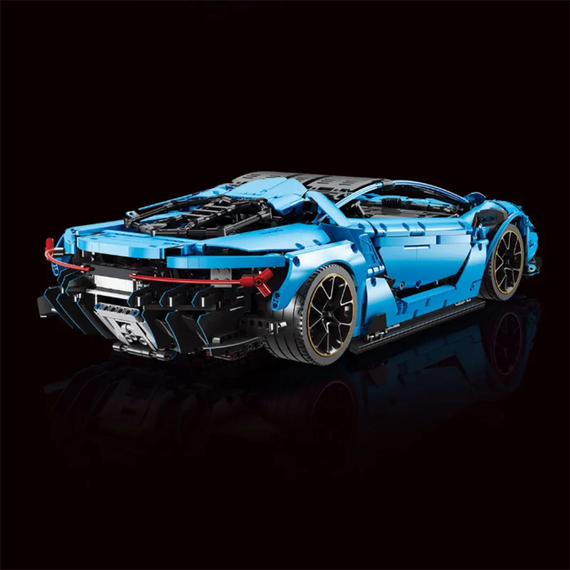 Супер 18k MOC 39933 Lamborghinis 100 лет Centenario 1:8 hypercar Technic гоночный автомобиль строительные