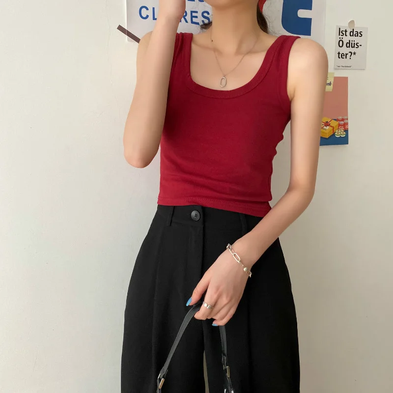 Женский спортивный жилет на бретелях белая рубашка без рукавов Новинка лета 2021 |