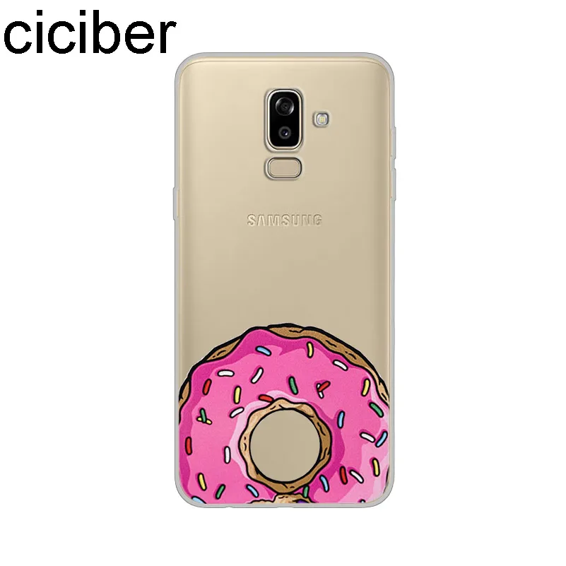 Чехол для телефона ciciber с забавной едой пиццей Samsung Galaxy J6 J5 J2 J3 J4 J1 J7 J8 Pro Core Prime mini 2017
