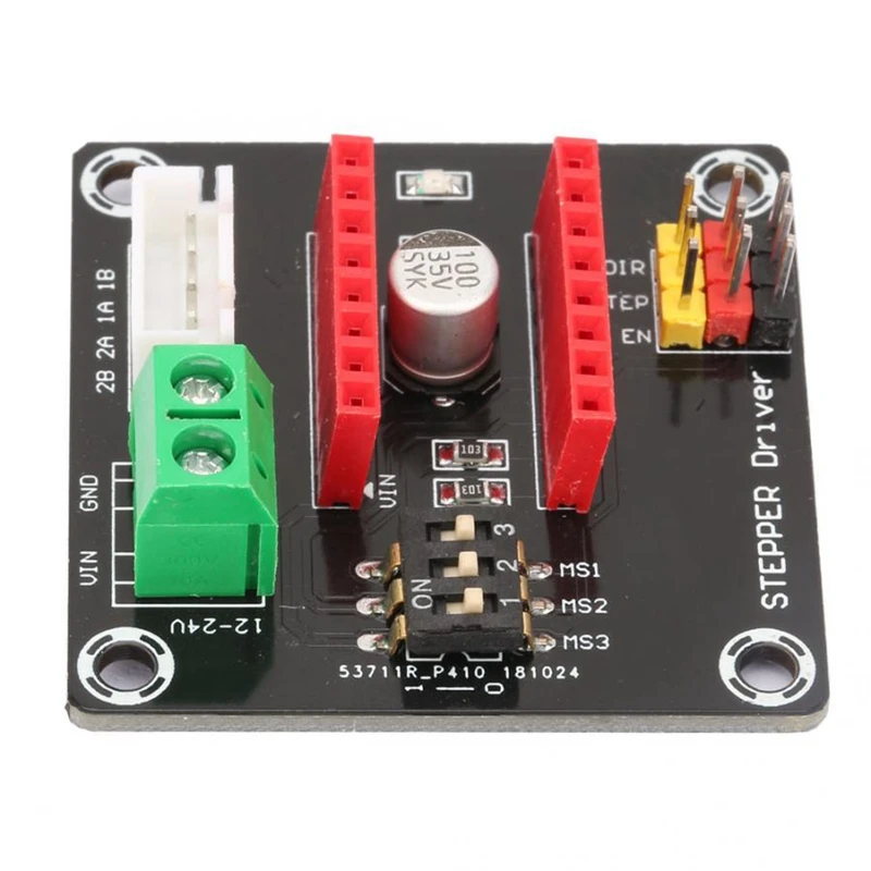 DRV8825/A4988 42 Stepper Driver Module Motor Control Shield Drive Expansion Board for Arduino R3 3D Printer DIY Kit | Обустройство