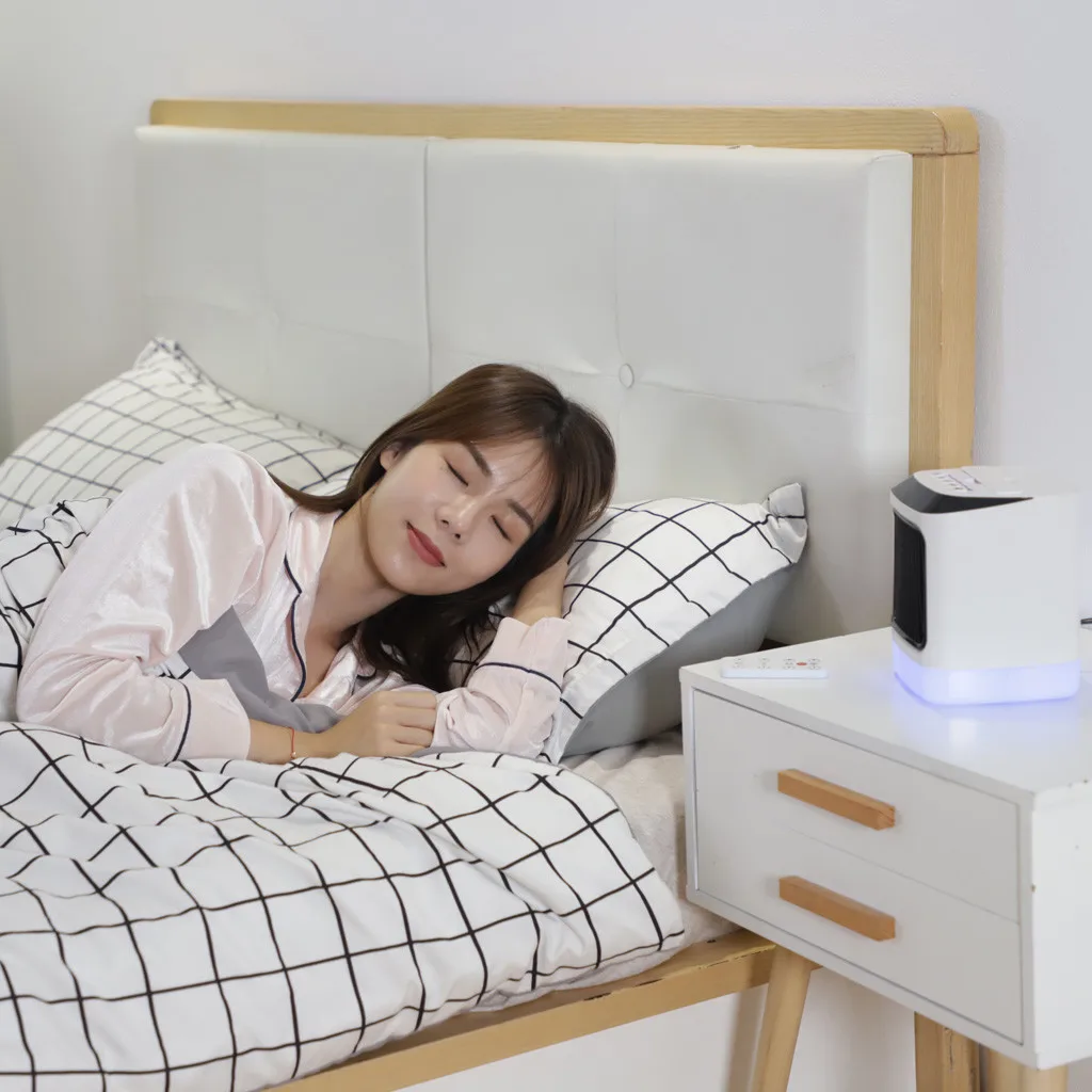 

800W Winter Warmers Heater LED Handy Space Heater Timer Electric Heater Remote Control Air Warmer Hot Fan US Plug Type