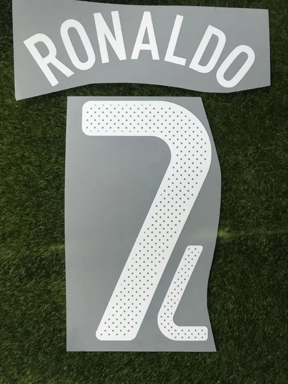 #7 Роналду Nameset термотрансферный бейдж с принтом | Дом и сад