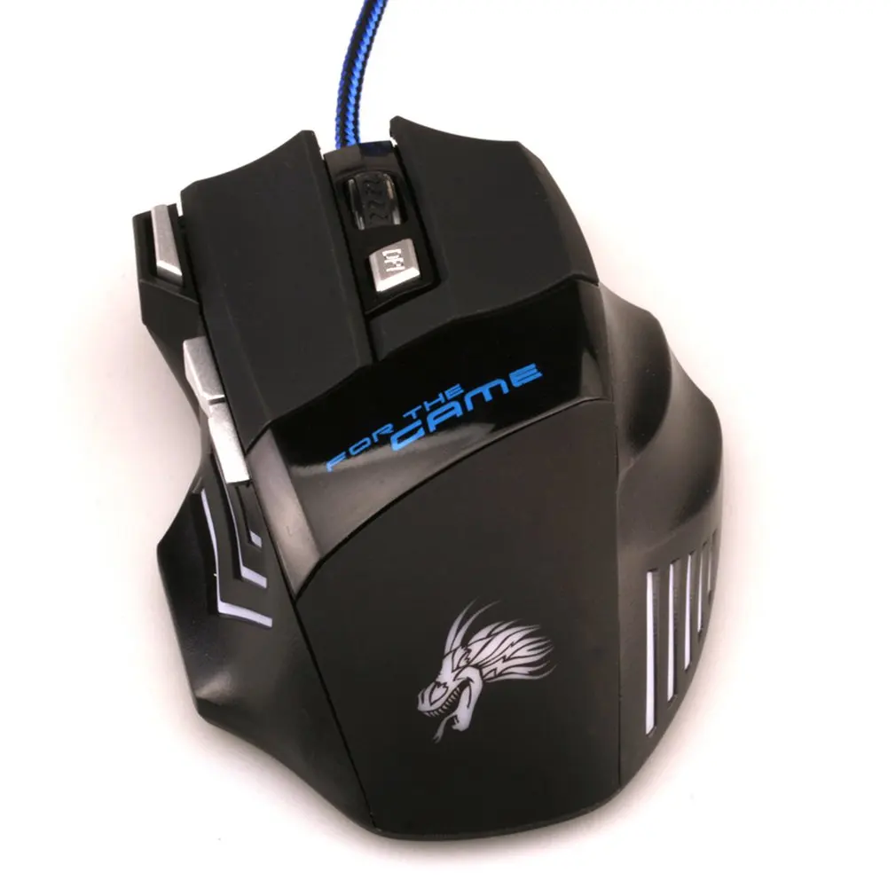 

Gaming Mouse High Quality Professional Wired 7 Button 5500 DPI LED Optical USB Wired Computer Game Mouse Mice Cable Mouse