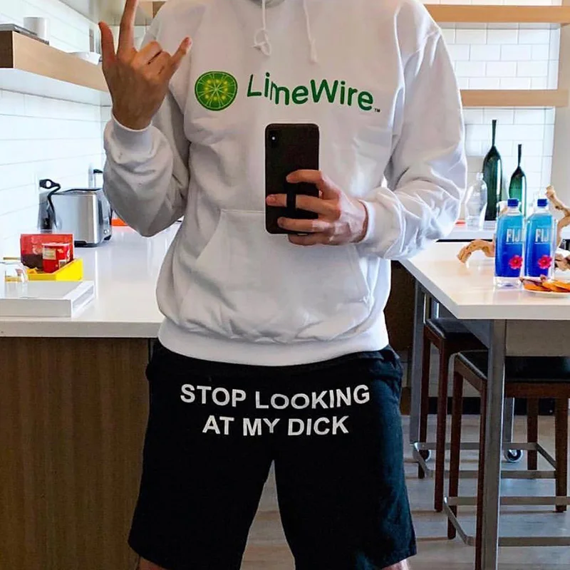 Женские свободные шорты InstaHot повседневные уличные с буквенным принтом на