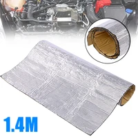 140cm100cm car engine heat barrier mat sound deadener noise reduction insulation thermal properties non flammable pad