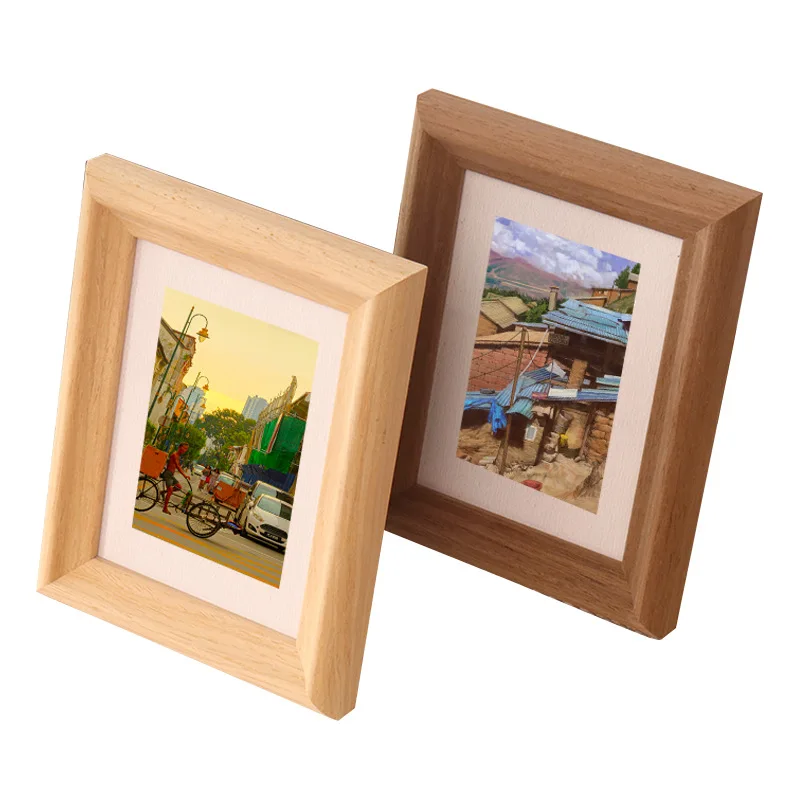 

Natural Wood Frame For Wall Canvas Oil Painting Large Size DIY Picture Wall Frame Poster Frame Photo Fame cadre photo murale