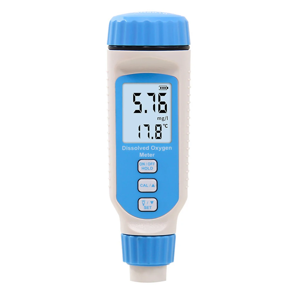 Digital Dissolved Oxygen Detector Portable Fish Pond Analyzer Pen Tester Meter Analyzers for Soil-free Ggrowing TB Sale | Инструменты