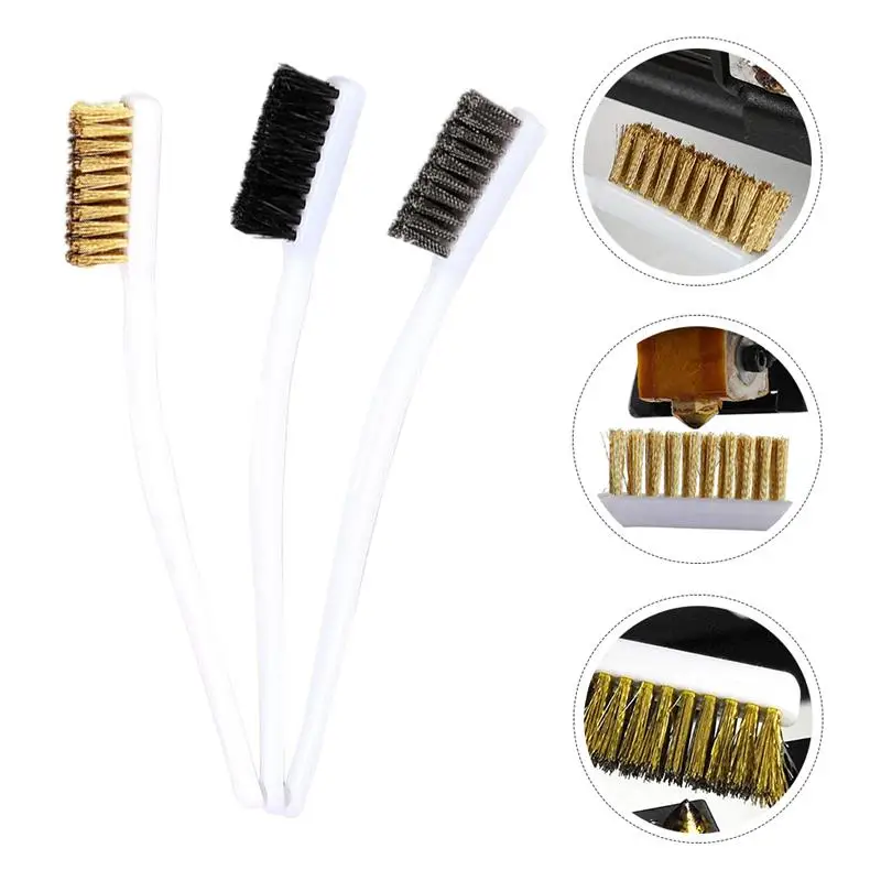 

3pcs Wire Brush Sturdy Prime Premium Cleaning Tool Wire Brush Cleaner for Cleaning