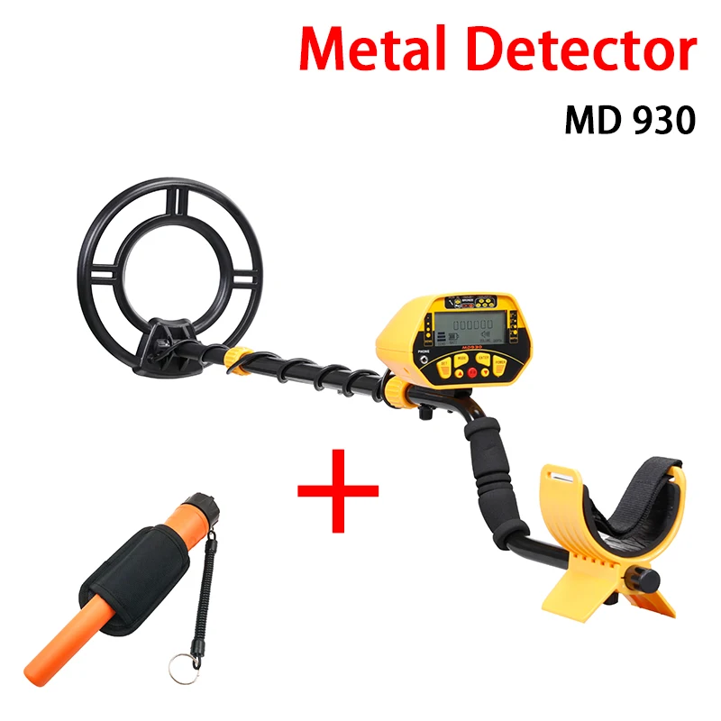 

MD930 LCDScreen Metal Detector Easy Installation High Sensitivity Accuracy Metal Detecting Tool Treasure Underground gold Finder