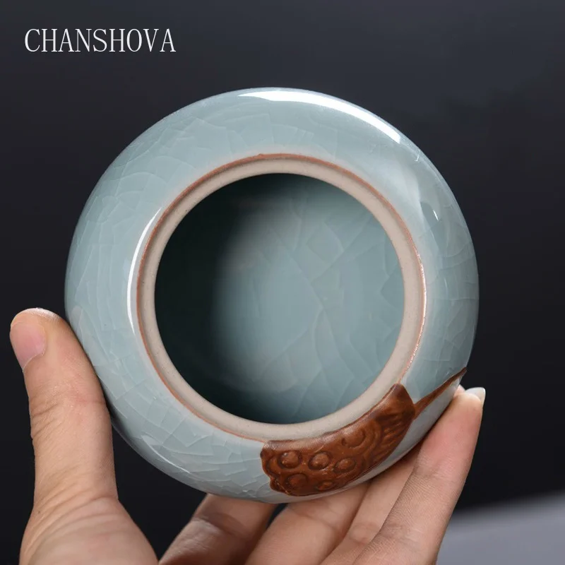 Керамическая чайная коробка CHANSHOVA герметичная влагостойкая в китайском стиле с