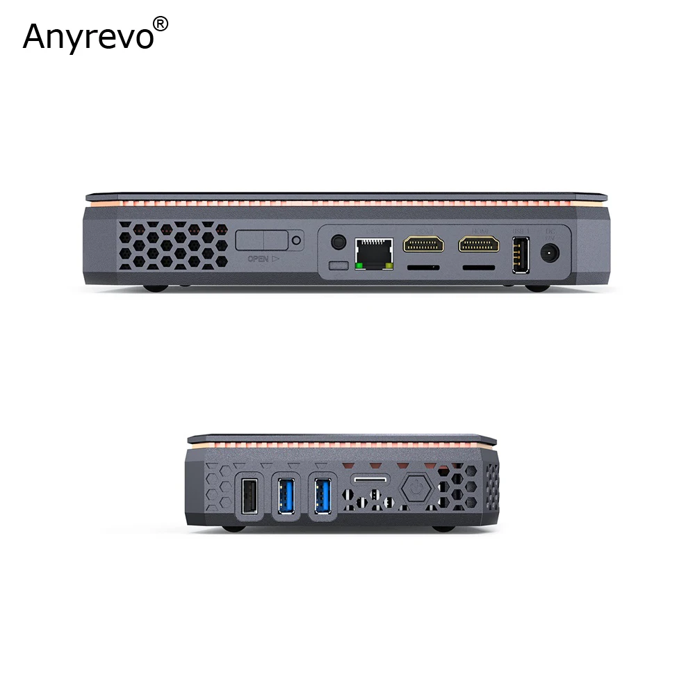 Четырехъядерный Мини ПК AMD A4 7210 Windows 10 2K HTPC 8 Гб DDR3L с 2 HD MI двухдиапазонным 5G Wi Fi Bluetooth
