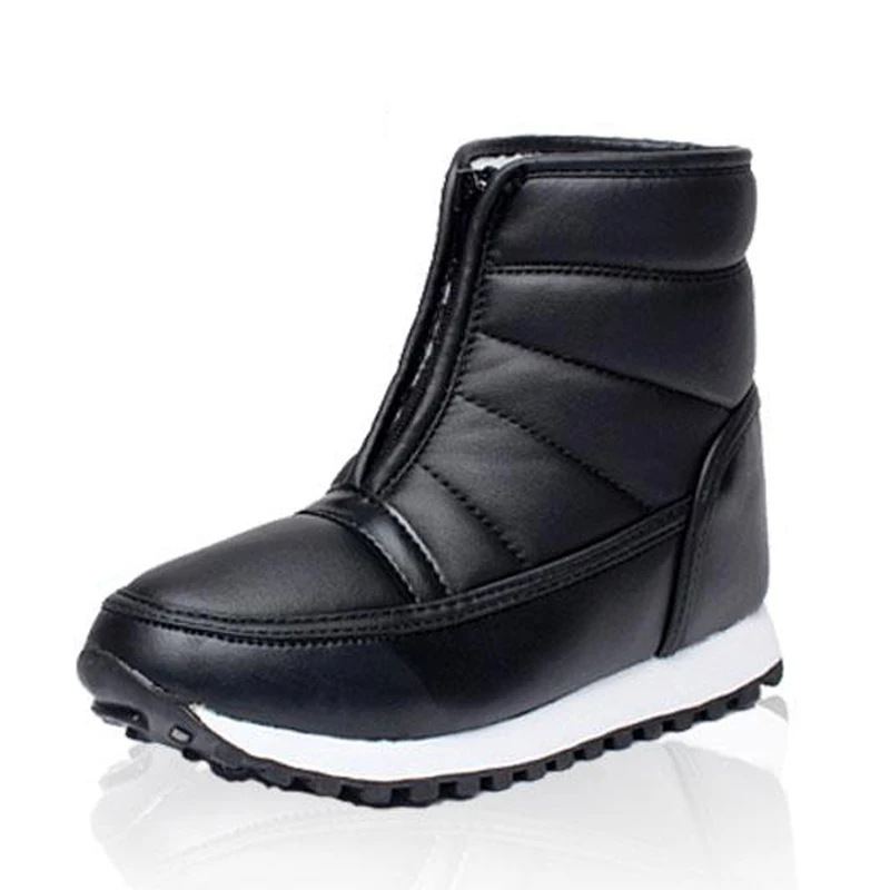 

Men's Plush Warm Snow Boots Adult Winter Cotton Shoes Waterproof Large Size Thick-soled Flat Shoes Warm and Cotton 2021 New