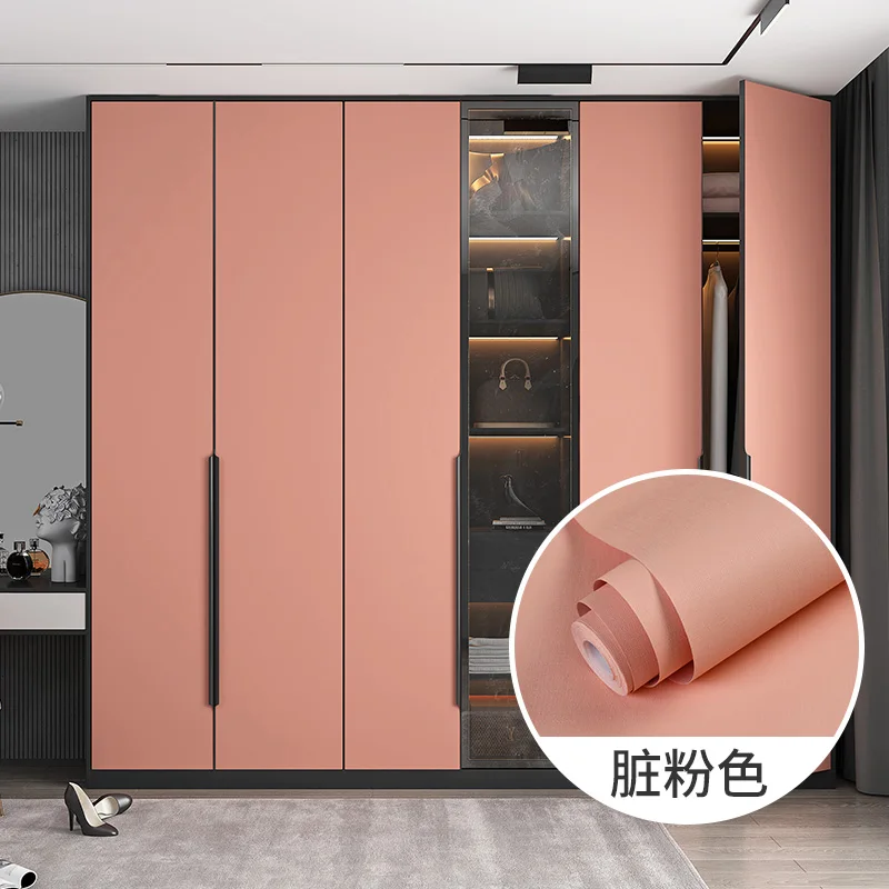 pvc matte wall stickers furniture refurbish stickers self adhesive film waterproof oil proof kitchen cabinet sticker home decor free global shipping
