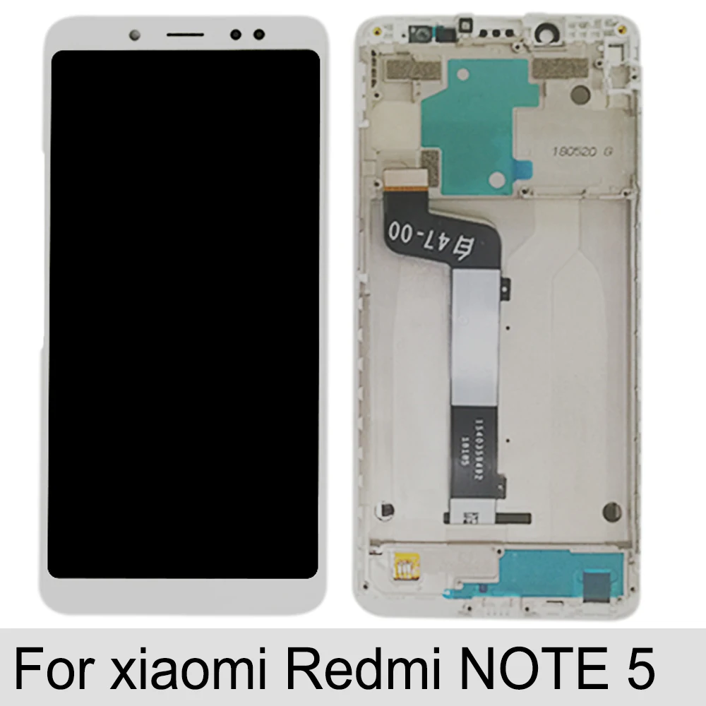 Для Xiaomi Redmi NOTE 5 ЖК дисплей кодирующий преобразователь сенсорного экрана в сборе