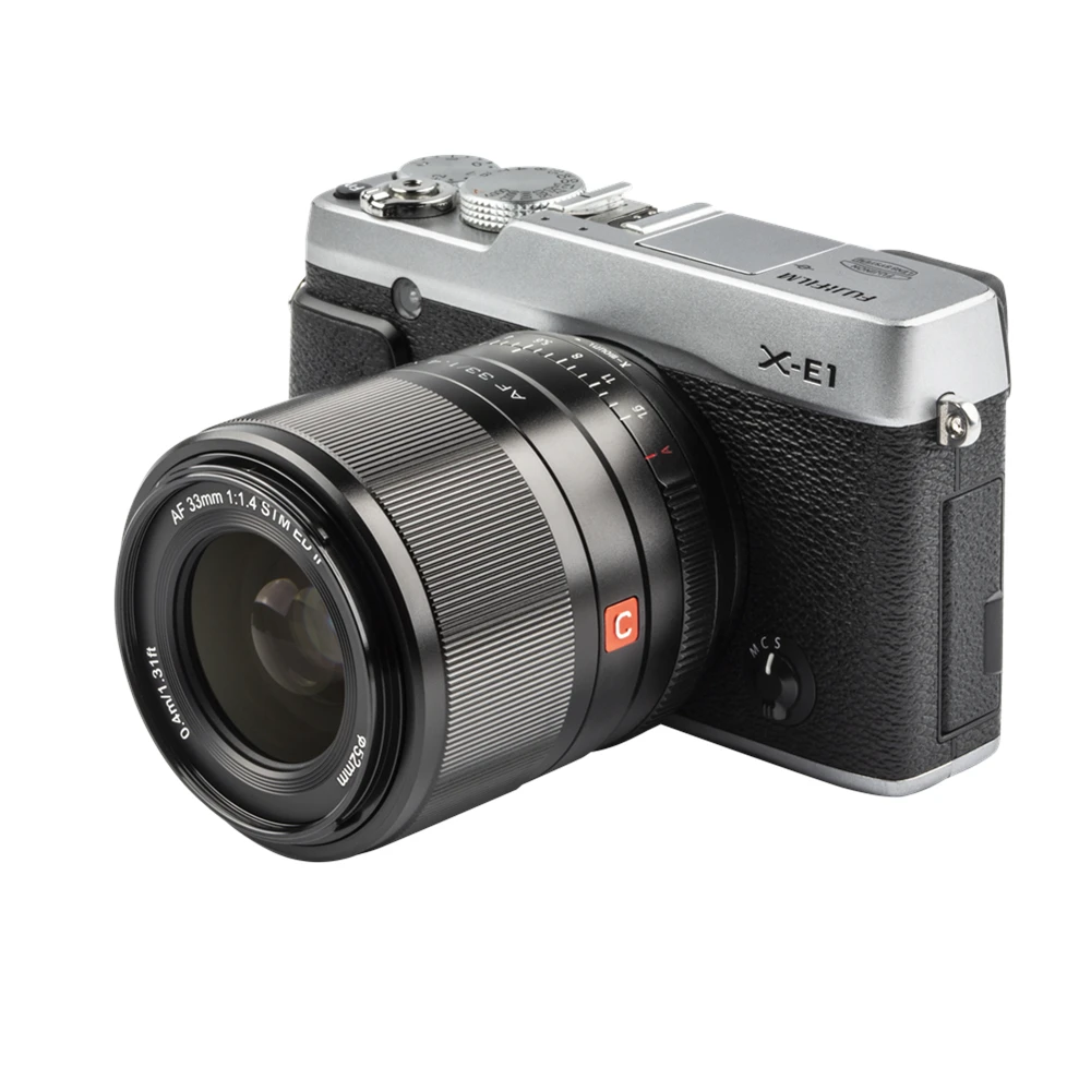 Объектив VILTROX с фиксированным фокусом 33 мм F1.4 STM автофокус для Fujifilm FUJI X-mount X-T3 XS10