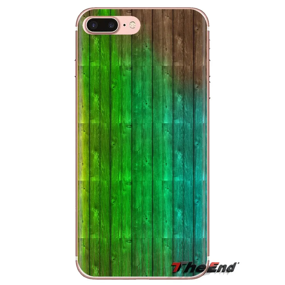 Pastel Rainbow wood Wallpaper Transparent TPU Skin Case For Xiaomi Redmi 4 3 3S Pro Mi3 Mi4 Mi4i Mi4C Mi5 Mi5S Mi Max Note 2 |
