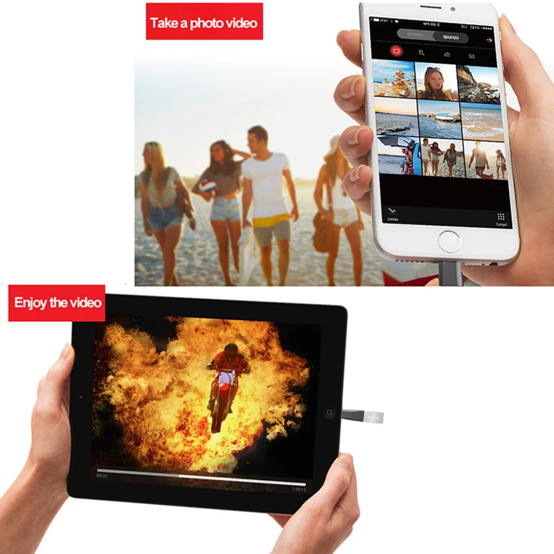 SanDisk USB флэш-накопитель iXPand OTG разъем Lightning U диск 3 0 Флешка 32 Гб 64 128 ГБ