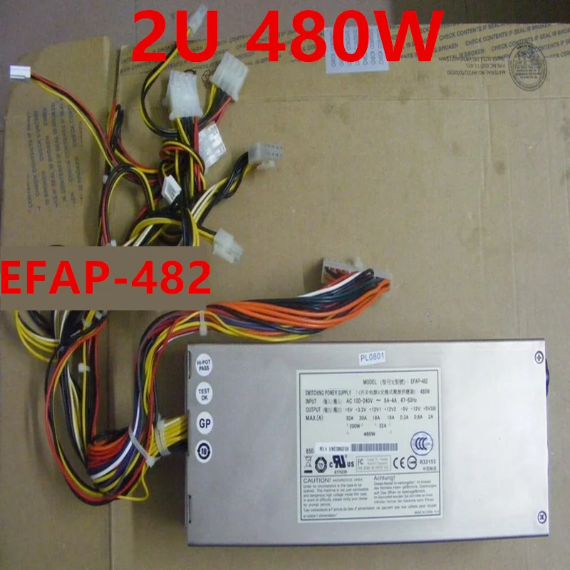 90% новый оригинальный блок питания для Etasis NF290D2 NF295D2 2U 480 Вт импульсный источник |