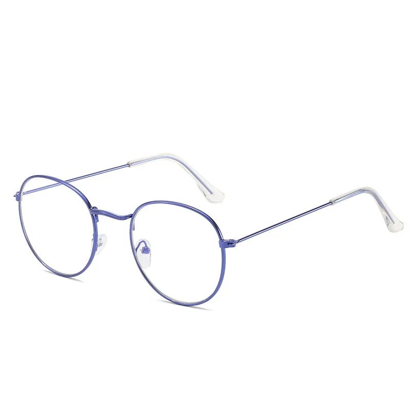 

Vintage Blue Light Blocking Glasses For Woman Optical Eyeglasses Computer Spectacle Man Round Frame Gafas oculos Female CM3447-1