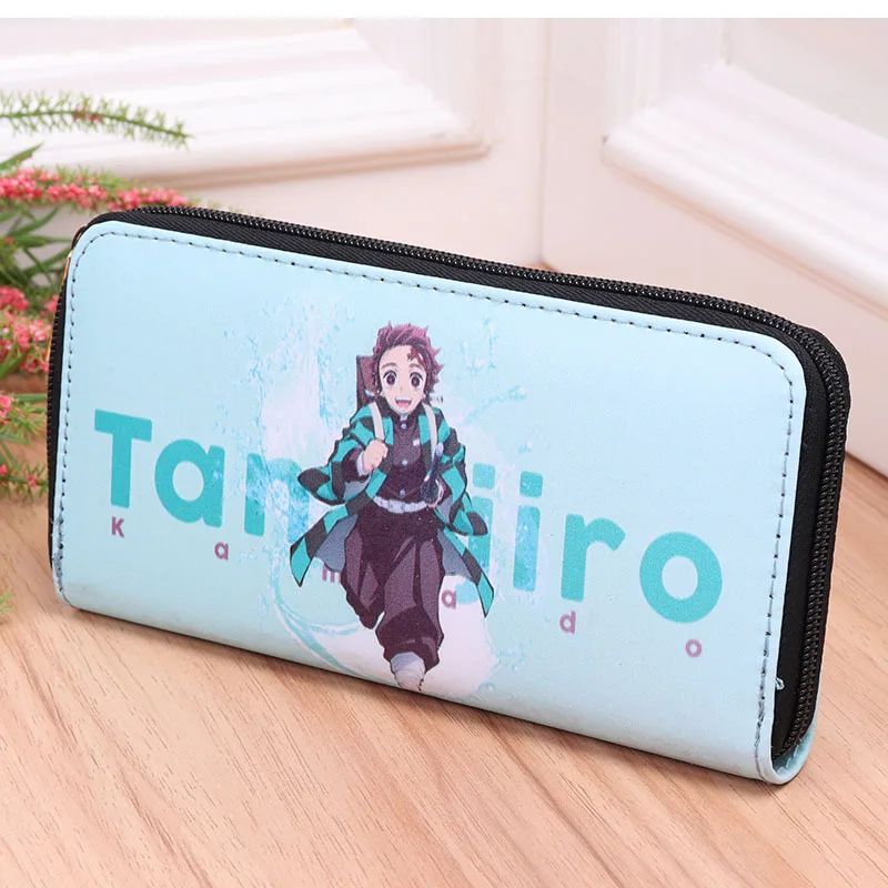 

Cartoon Wallet Phone Bag Demon Slayer Kimetsu No Yaiba Kamado Tanjirou Agatsuma Zenitsu PROPS Wallet Coinbag Pencil toys Case