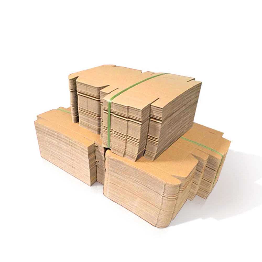 Коробка из крафт-бумаги многоразмерная коробка Коричневая Картонная фотобумага