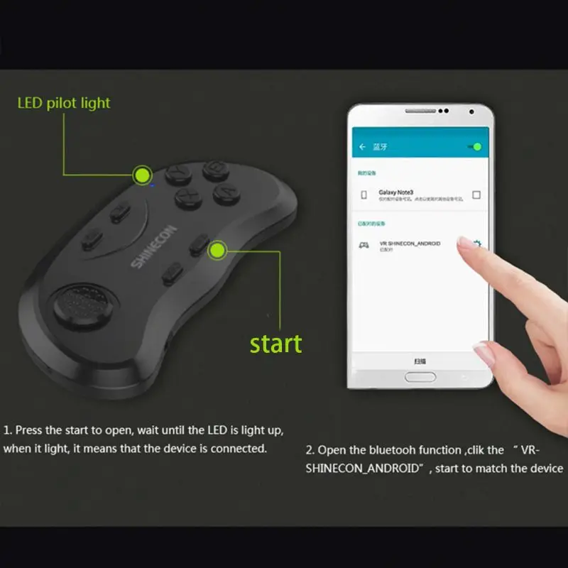 Bluetooth Gamepad Wireless Remote Controller For Android Smartphone VR PC TV | Электроника