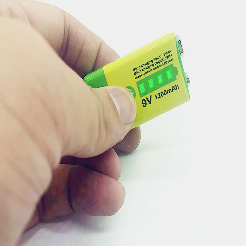 9V перезаряжаемая батарея 1200mAh USB портативные микро USB батареи для радиоуправляемого вертолета модель микрофона Bateria Bank power