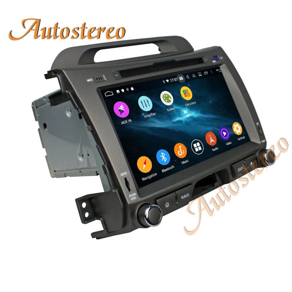 Автомобильный DVD плеер Android 9 PX5/PX6 GPS навигация для KIA SPORTAGE R 2010 2012 радио рекордер