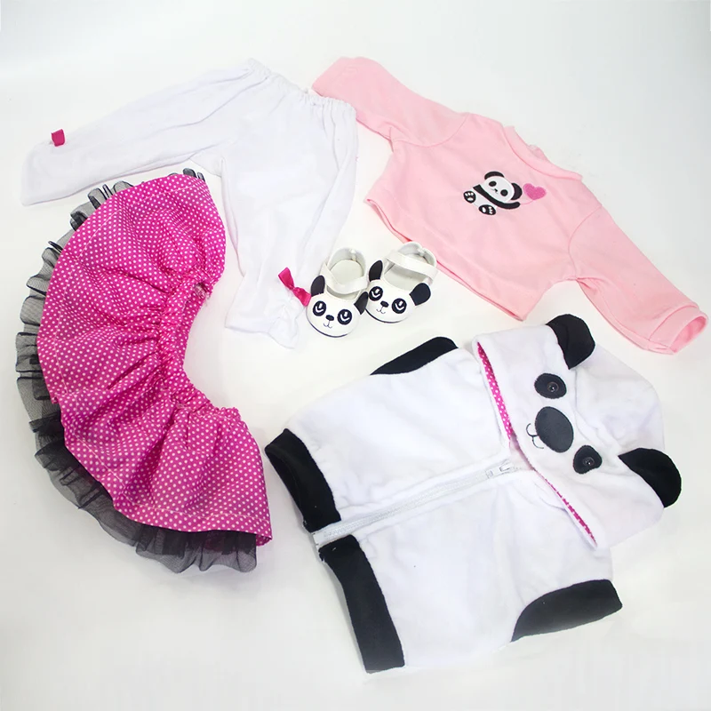 KAYDORA 20-22 дюймов милая кукла реборн принцесса одежда подходит для 50-57 см Bebe Reborn Малыш красочные наряды Аксессуары Юбка - Цвет: 20-22 inch