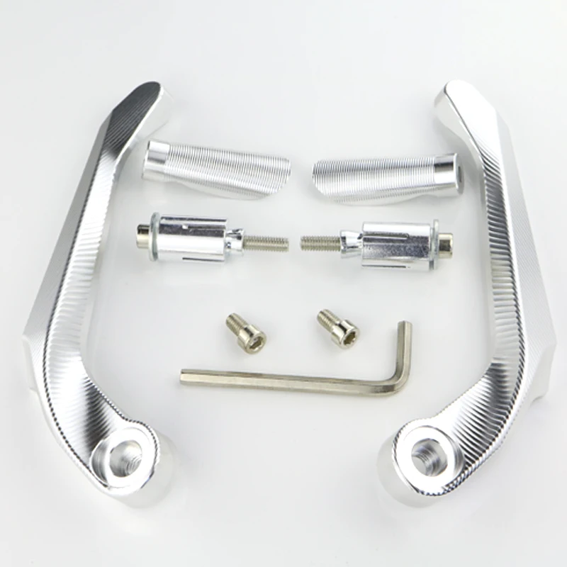 silver Для YAMAHA YZF R125 YZF-R25 R3 R6 YZF R1 R1M R15 FZ1 FZ8 Мотоцикл с ЧПУ алюминий Proguard тормозной рычаг сцепления протектор щитки - Цвет: silver