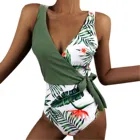 Слитный женский купальник, монокини с пуш-ап, купальный костюм Майо, сексуальный купальник, домашний купальный костюм, женская пляжная одежда, размер XL, 2021