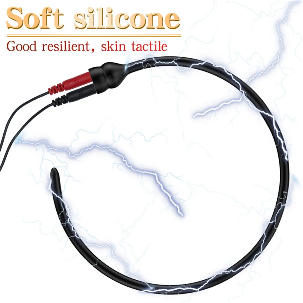Electric Shock Penis Plug Vibrator For Men Urethral Toys Dilator Stimulator Expander Catheter Urethra Adult Sex | Красота и здоровье