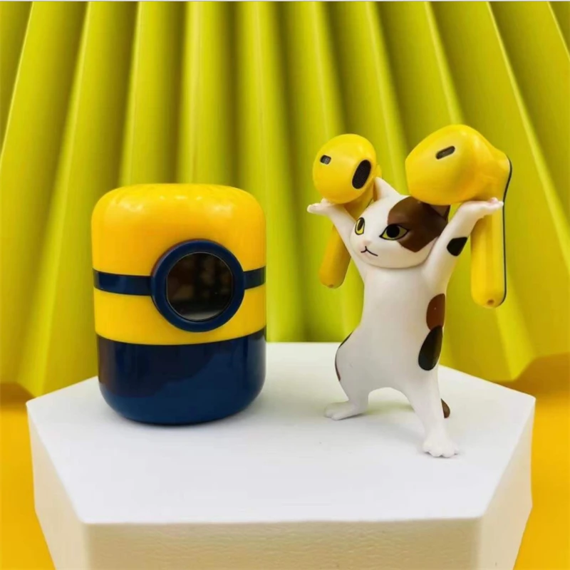 

Pro12 TWS wireless bluetooth Earphones cute mini music earplugs HIFI sports waterproof headset with charging compartment