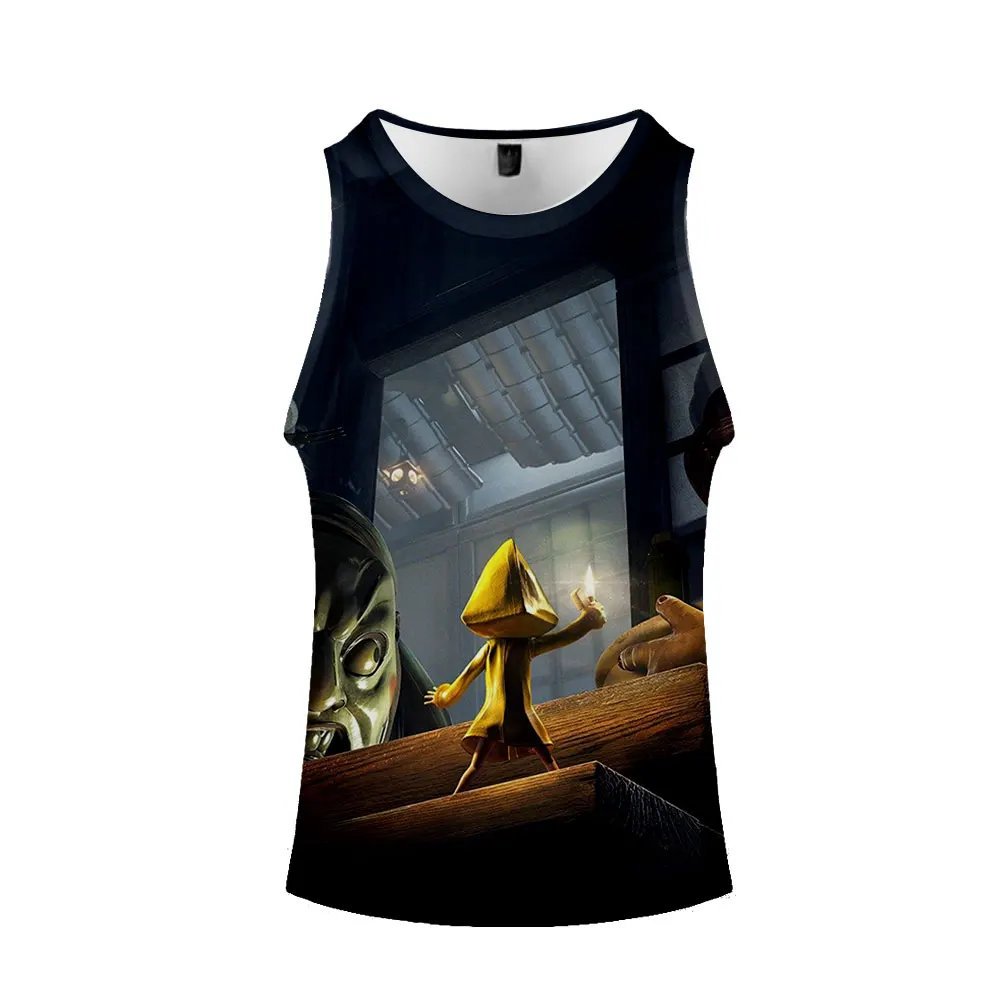 

Little Nightmares Vest New Game Character 3D Printed Fashion Cool Vest Men Summer Casual Harajuku Style Streetwear Tops
