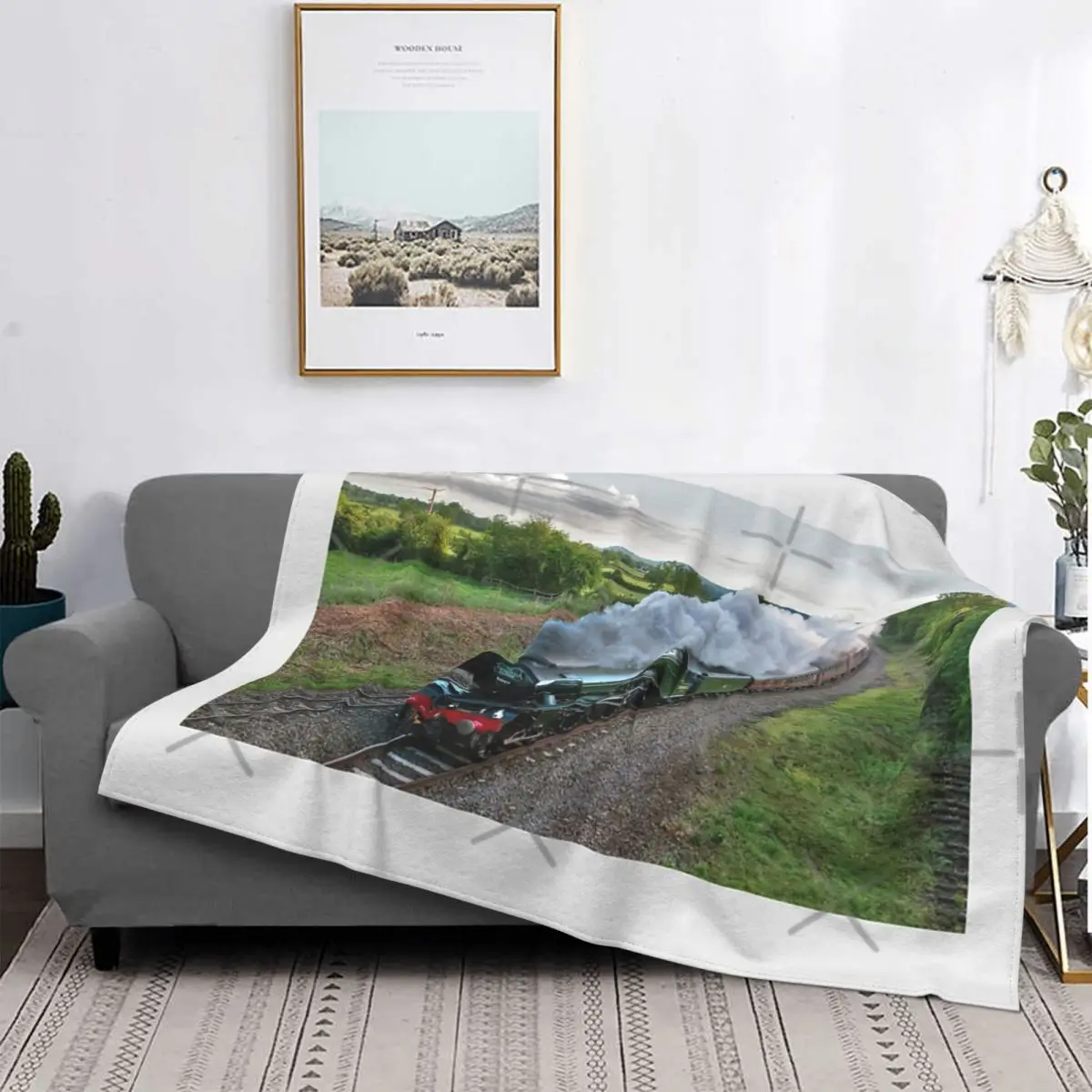 

Flying Scotsman Blanket Bedspread Bed Plaid Bed Plaid Beach Cover Muslin Blanket Blankets For Bed