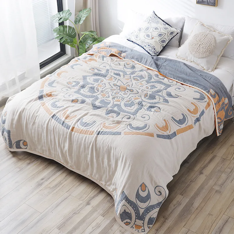 

Summer Plaid Adult Quilt Cartoon Baby Kids Thin Quilts for School Camping Patchwork Bedspread Sleep Cover Children Throw Blanket