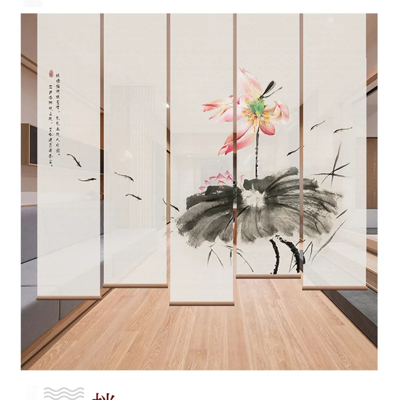 Горячая Распродажа полупрозрачная занавеска для разделения комнаты подвесной