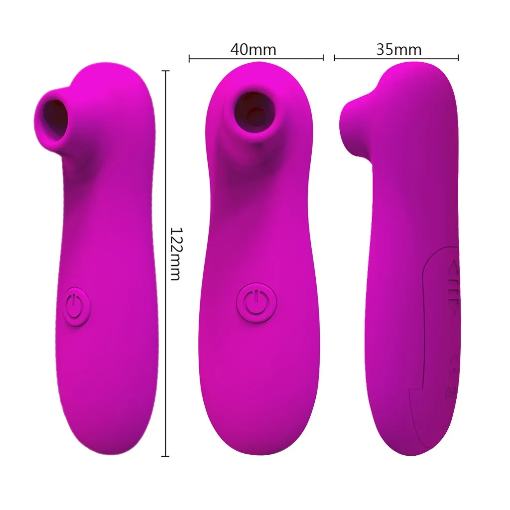 Вибратор для сосания клитора женский мощный минет Стимулятор взрослые