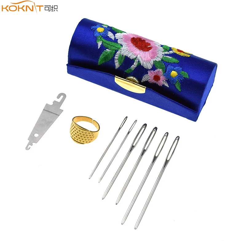 6 шт. крупные иглы из нержавеющей стали для вышивки крестом|Швейные иглы| |