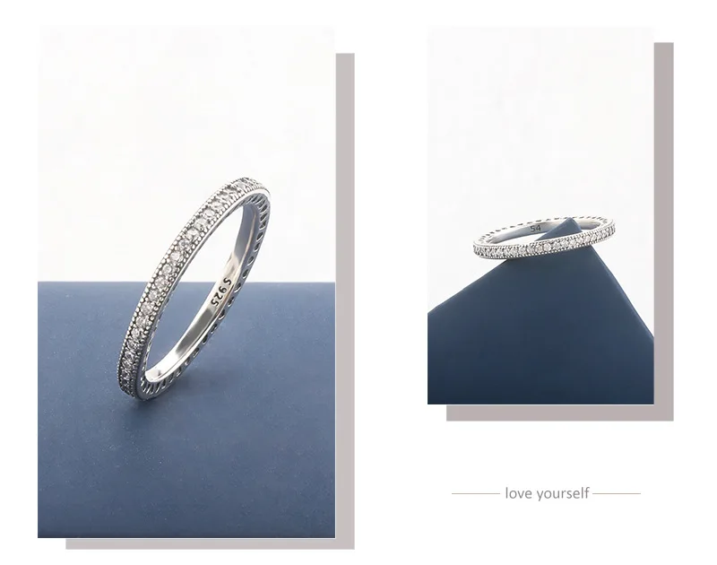 Большая Акция! Женское кольцо из серебра 925 пробы Ювелирное 100% стерлингового с