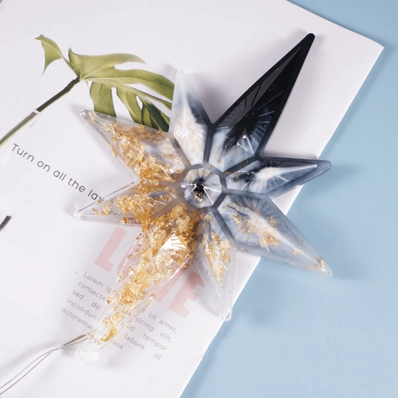 

Anise Listed Pendant Casting Silicone Mould DIY Crafts Decoration Jewelry Making Tool Crystal Epoxy Resin Mold