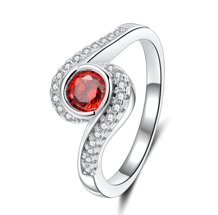 Обручальное кольцо из циркона для свадебных девушек и женщин женские кольца